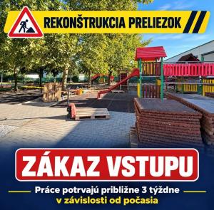 Rekonštrukcia detského ihriska v parku